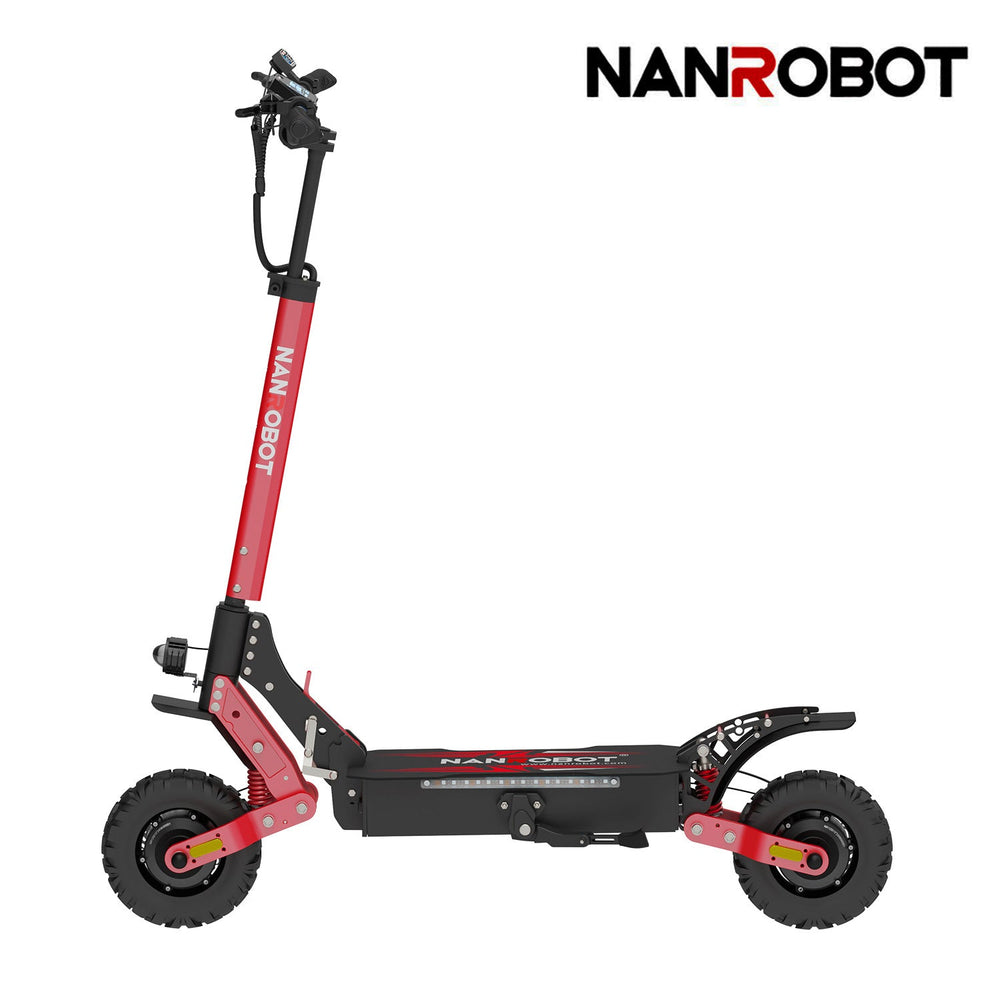 NANROBOT D4+ MAX – punainen sähköpotkulauta