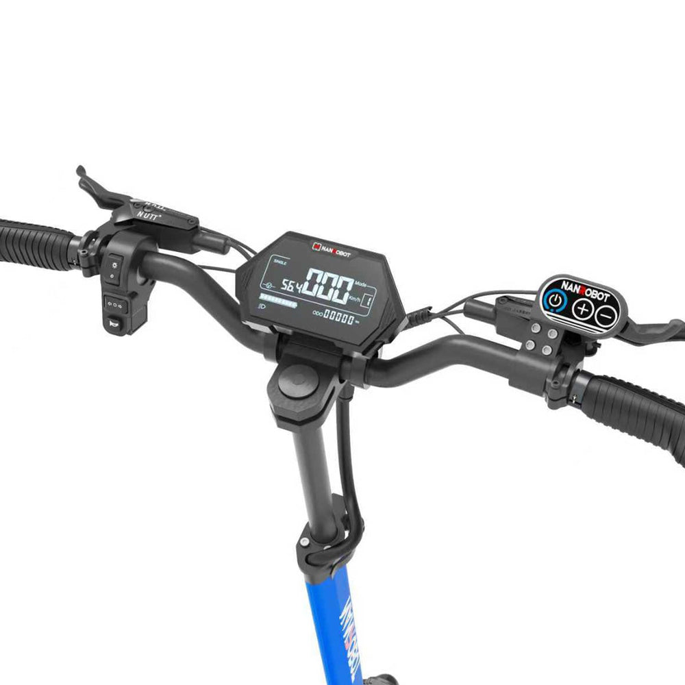 NANROBOT D4+ MAX – ohjaustanko ja näyttö