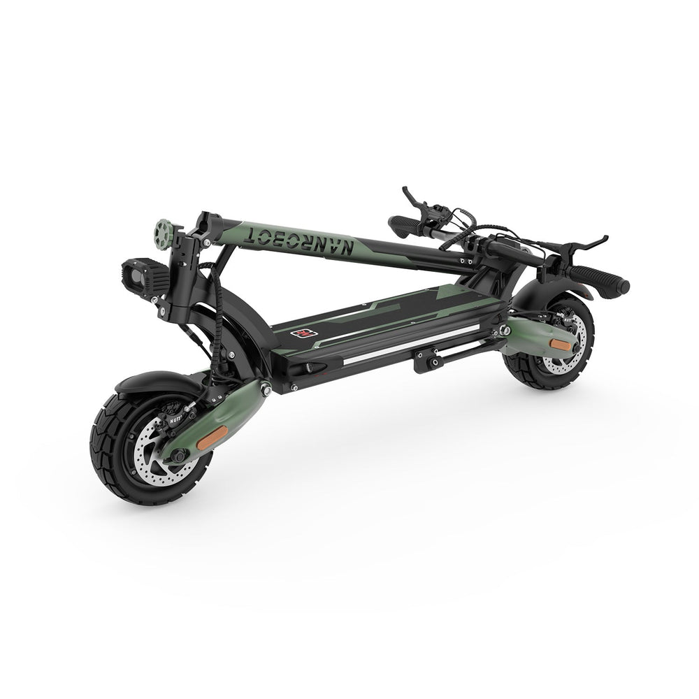 NANROBOT D6+ MAX – sähköpotkulauta taitettuna
