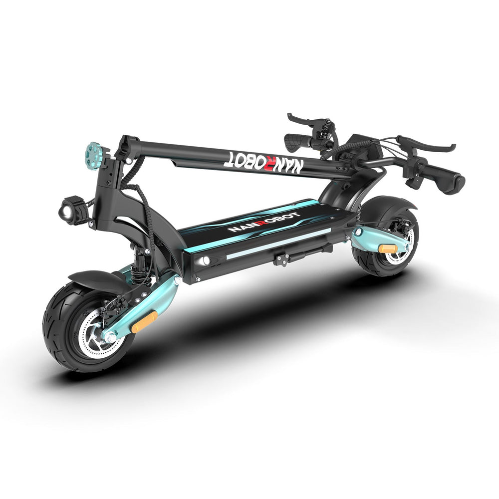 NANROBOT Lightning Pro – sähköpotkulauta taitettuna
